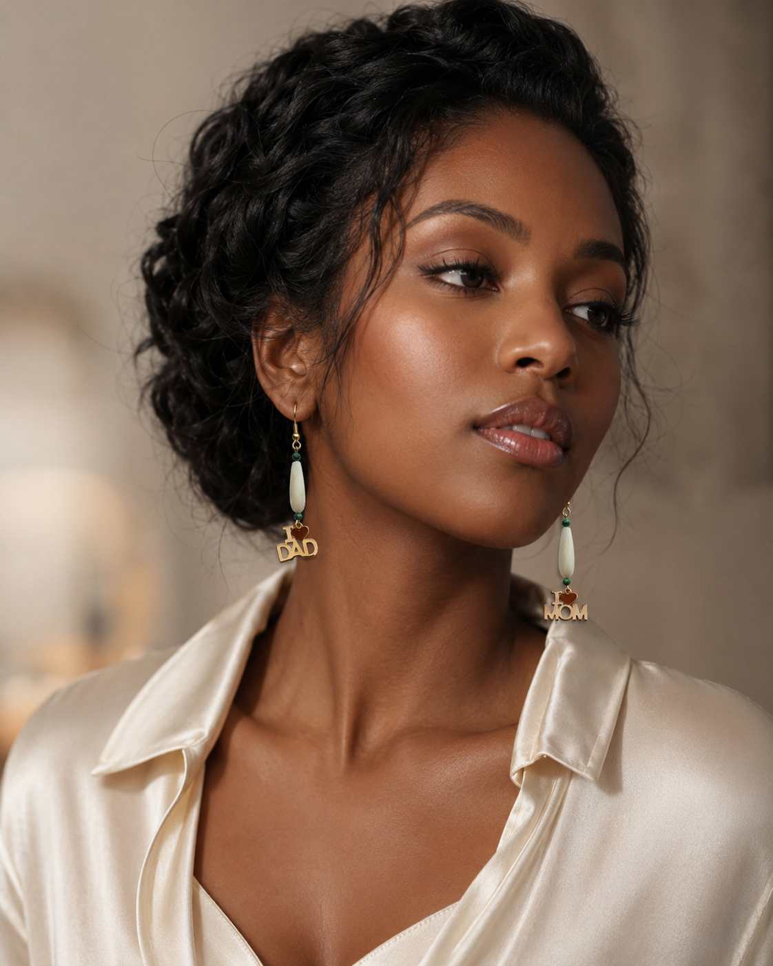 Boucles d'oreilles EA0010 porté