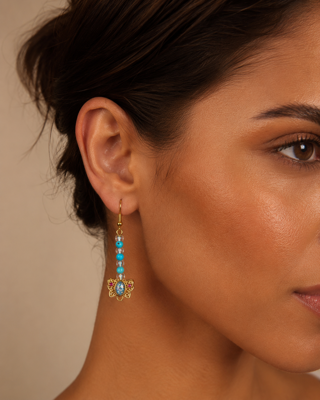 Boucles d'oreilles EA0022 porté