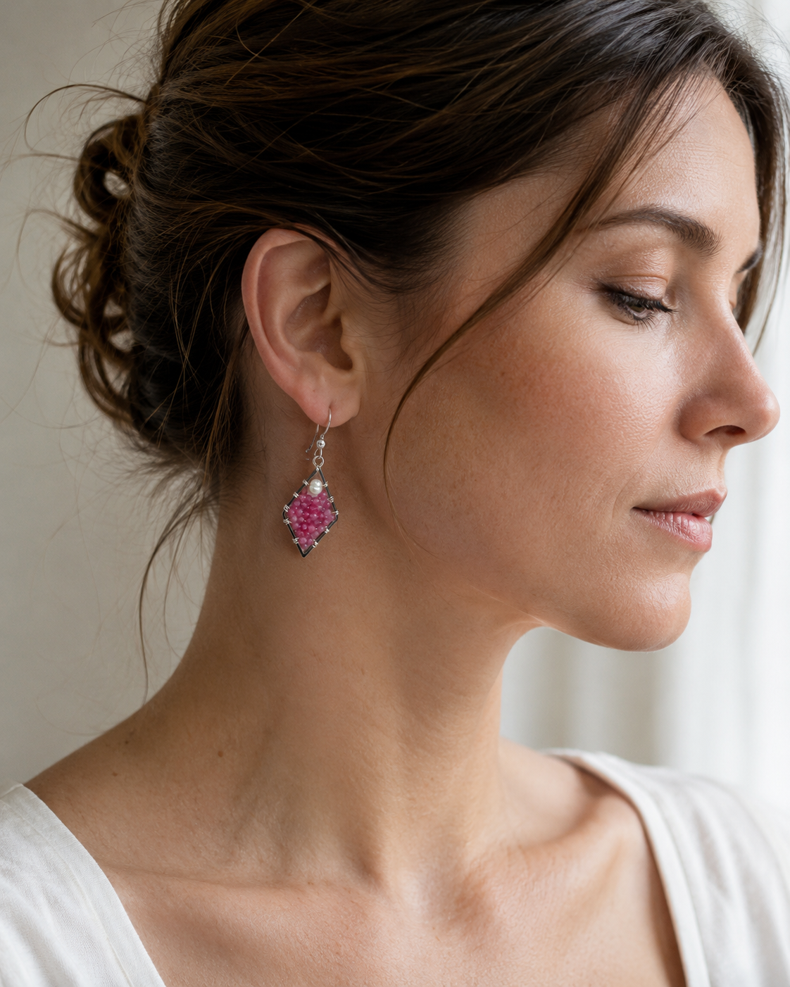 Boucles d'oreilles EA0023 porté