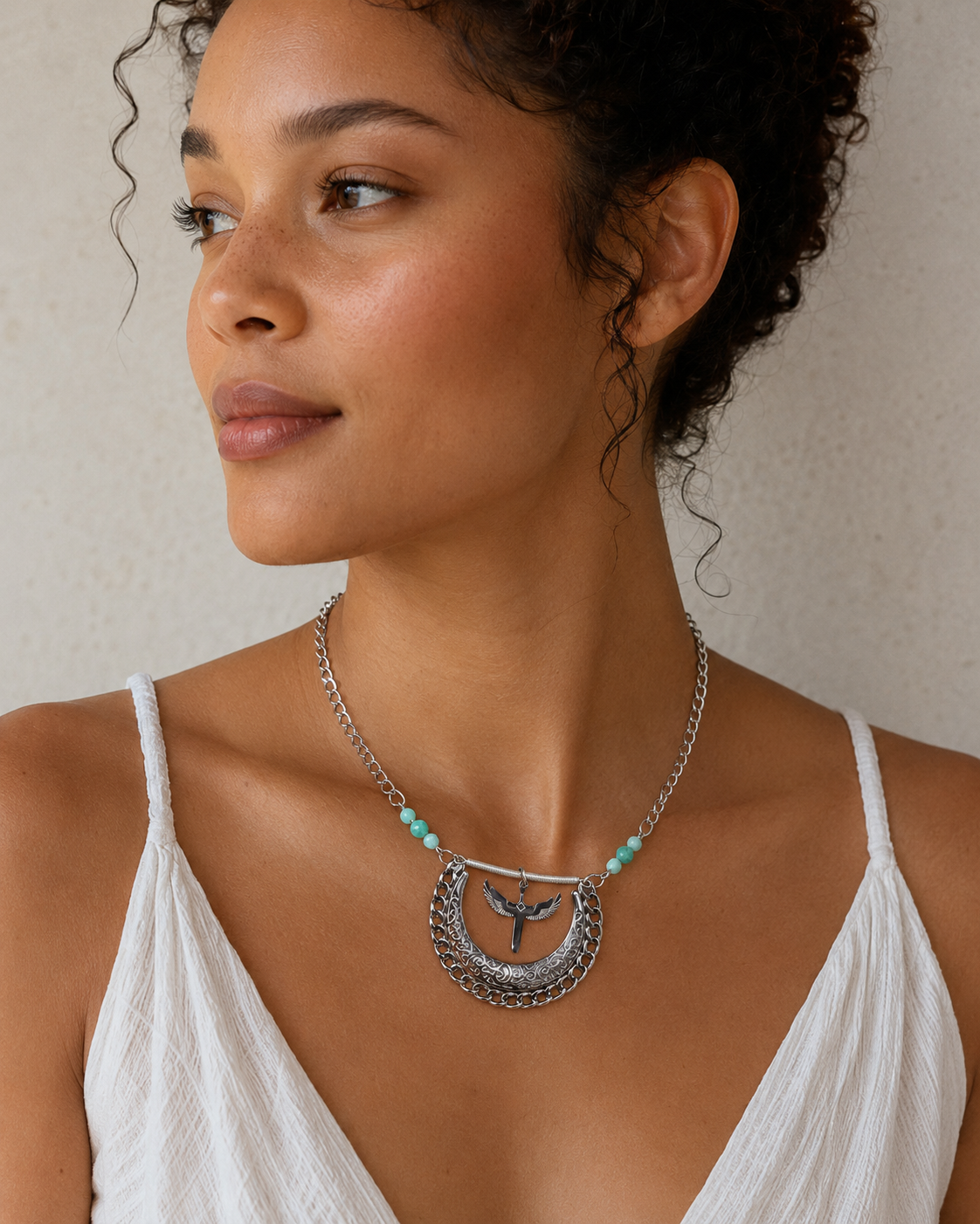 Collier NE0006 porté